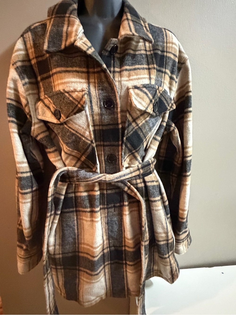 Plaid shacket